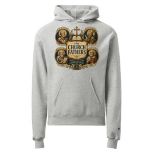 Church Fathers Champion hoodie